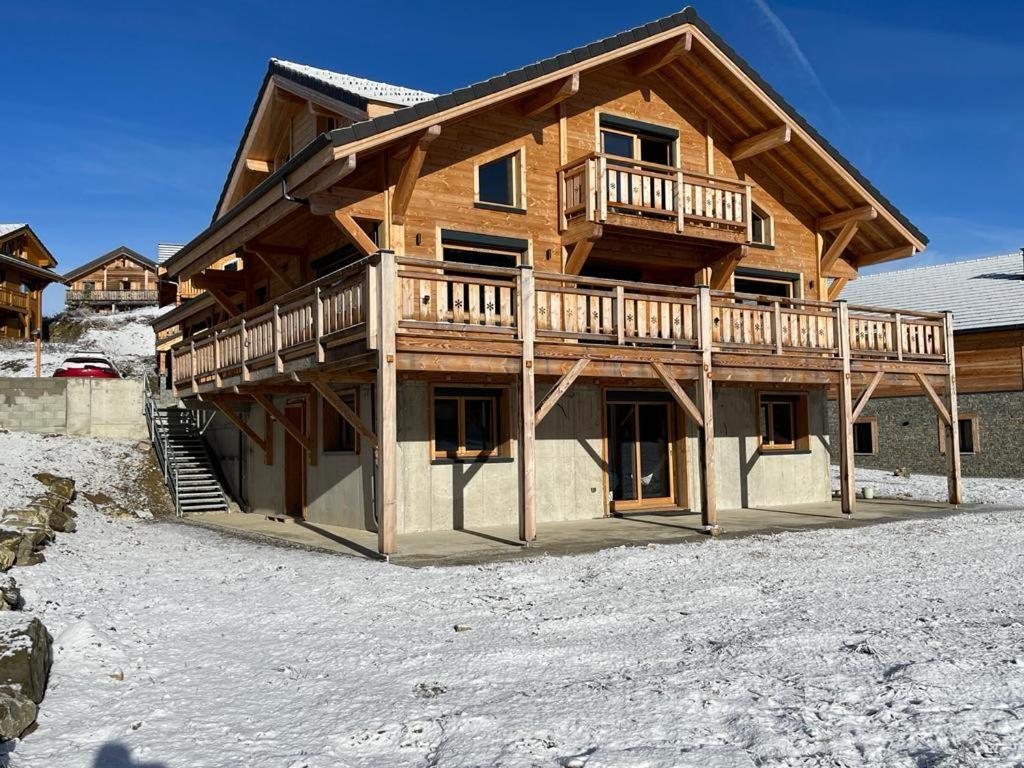 Appartement Lumineux Neuf Dans Bas De Chalet Le Douglas La Joue du Loup Ngoại thất bức ảnh