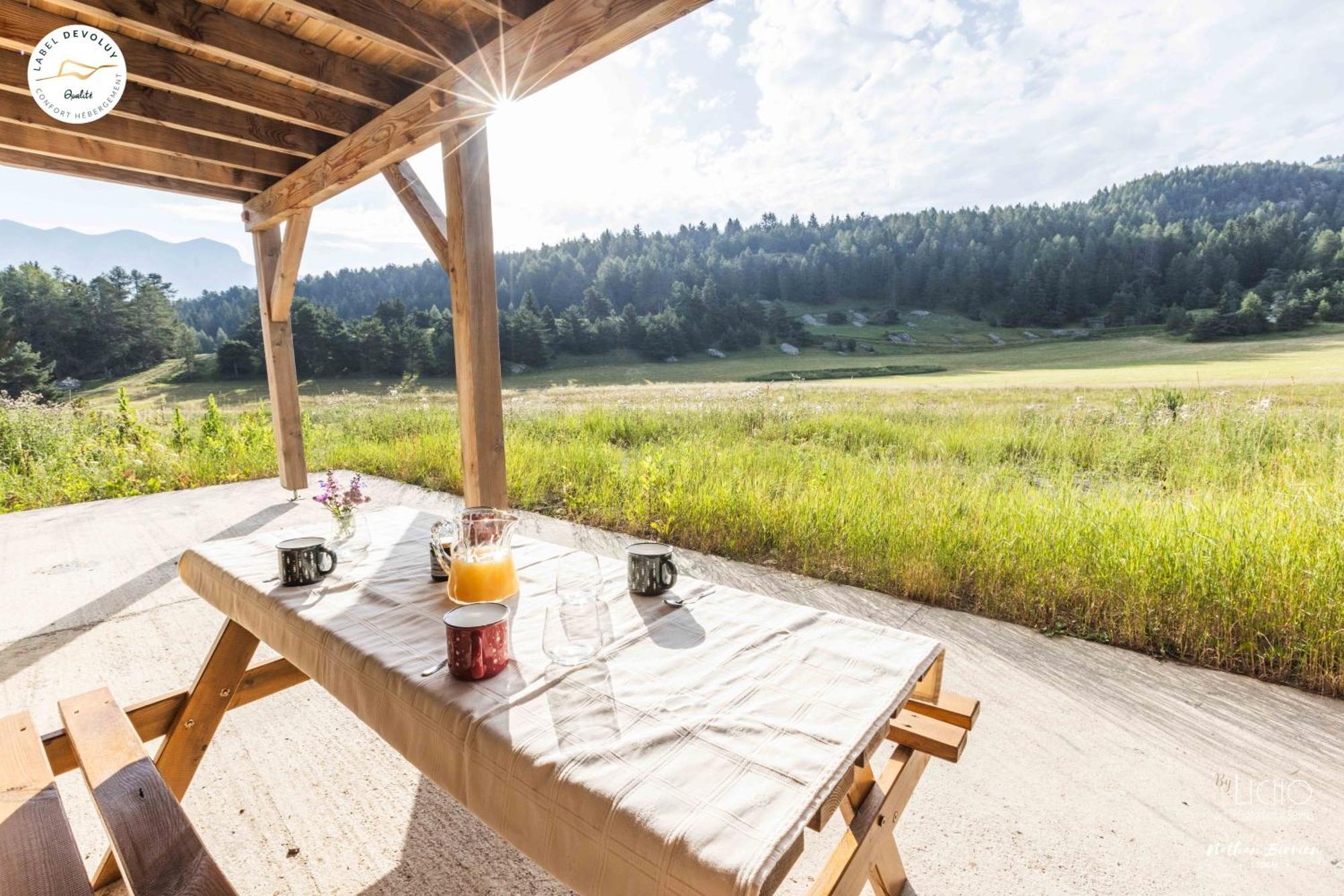 Appartement Lumineux Neuf Dans Bas De Chalet Le Douglas La Joue du Loup Ngoại thất bức ảnh